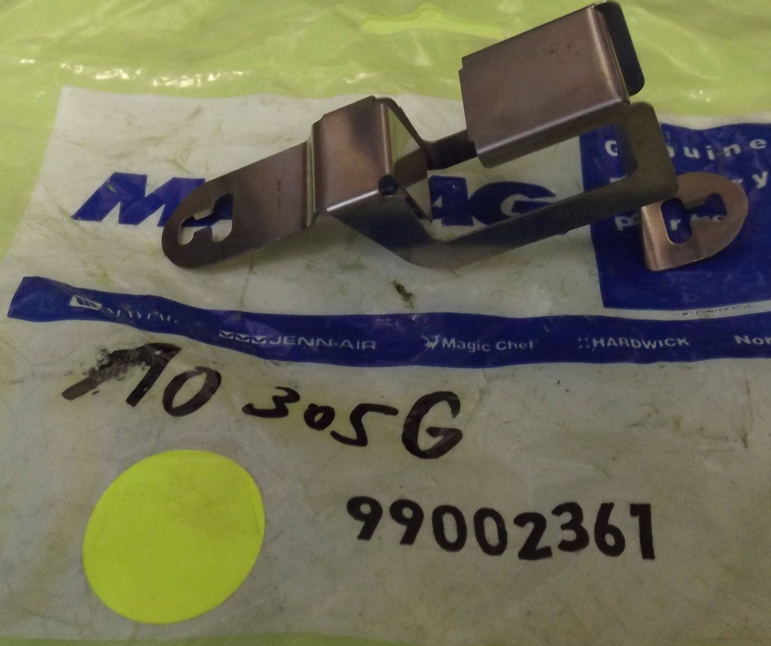 WHIRLPOOL DISHWASHER 99002361 Bracket, Element (NEW) WHIRLPOOL DISHWASHER 99002361 Bracket, Element (NEW)